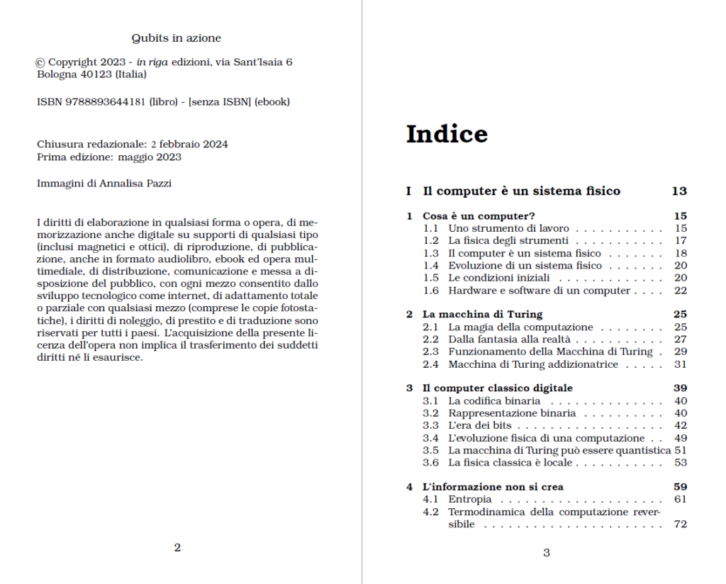 Francesco Sisini - Qubits in azione. Le operazioni elementari dell’Informatica quantistica - immagine 4