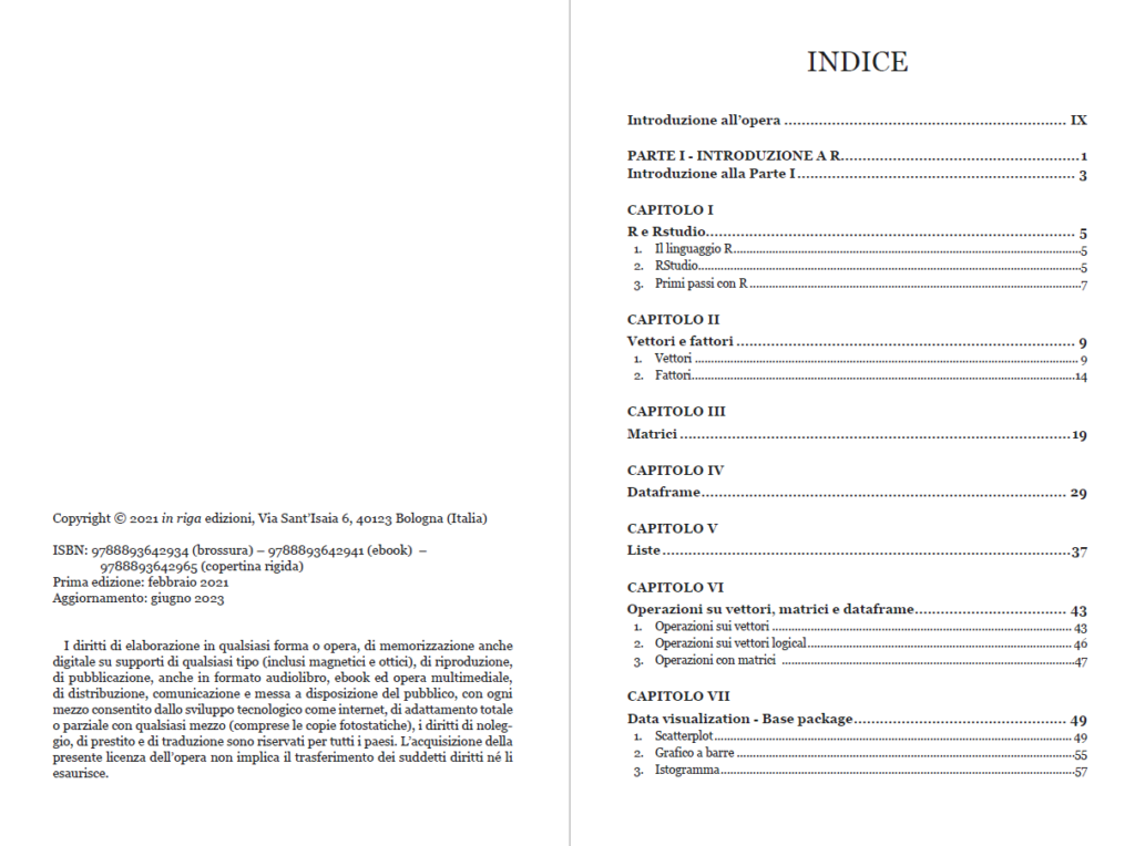 Michele Botto, Valerio Raganelli, Programmazione e analisi statistica con R - Aggiornamento 2023 - immagine 3