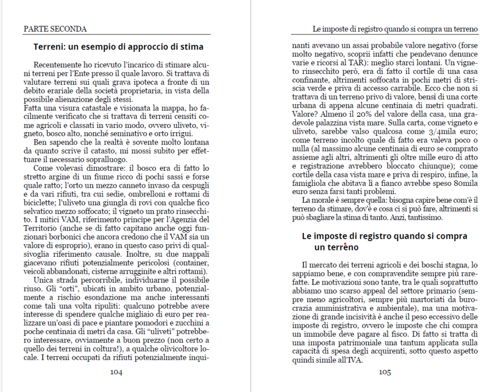 Tommaso Badano - La stima di case e terreni: Schemi e tabelle non bastano, serve anche buon senso - immagine 3